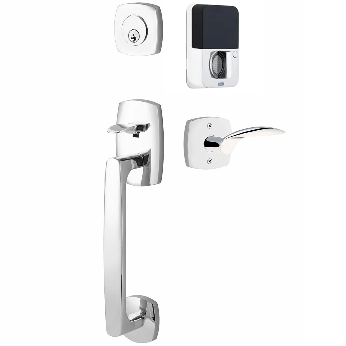 Emtek Urban Modern Tub Sectional with Mercury Lever