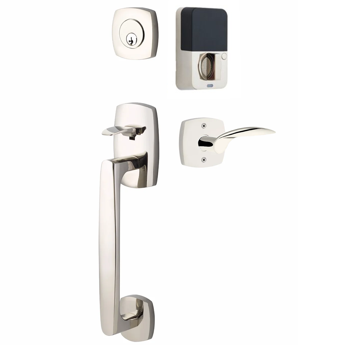 Emtek Urban Modern Tub Sectional with Mercury Lever