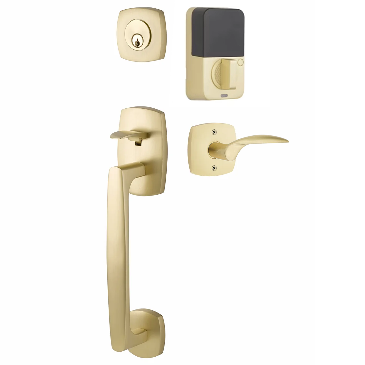 Emtek Urban Modern Tub Sectional with Mercury Lever