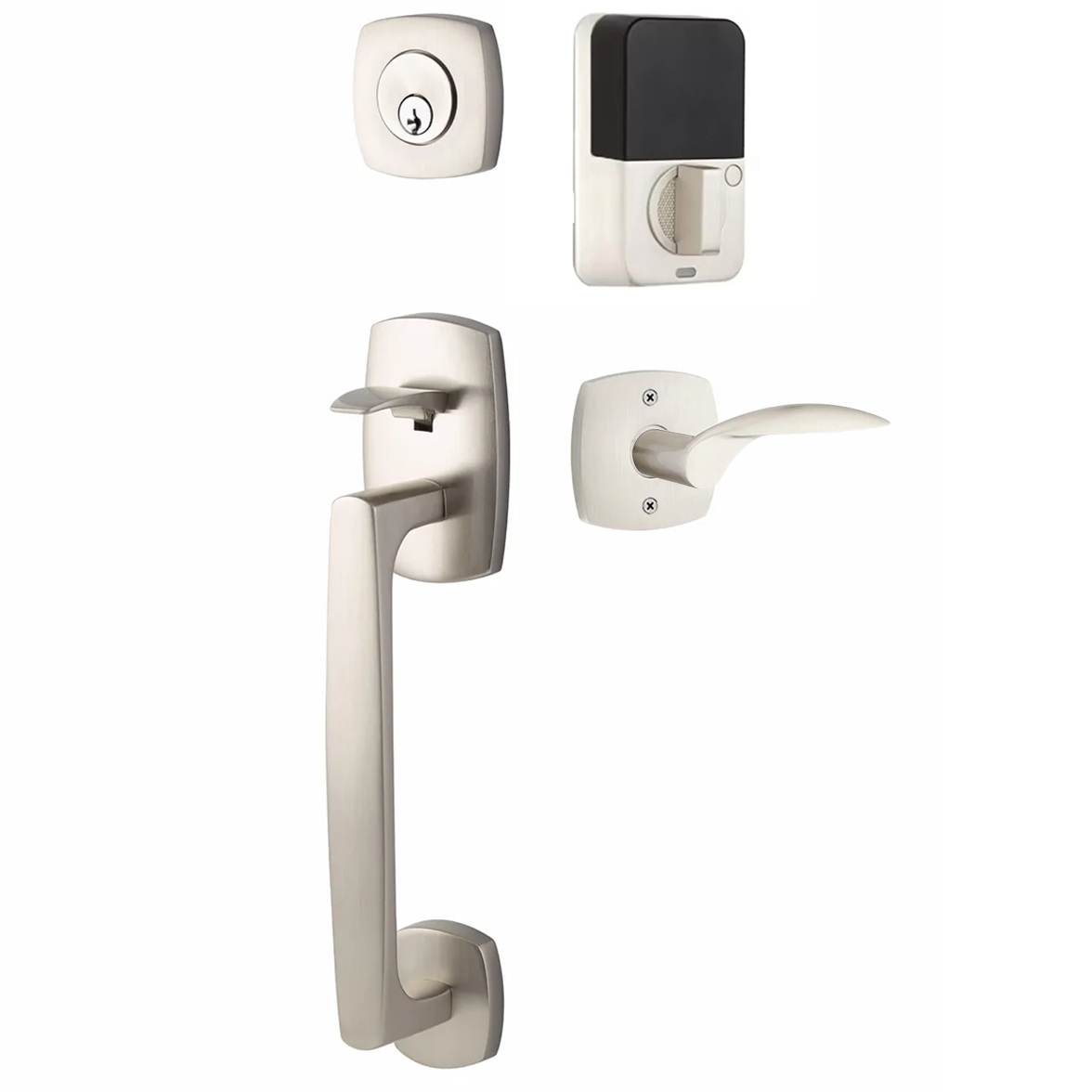 Emtek Urban Modern Tub Sectional with Mercury Lever