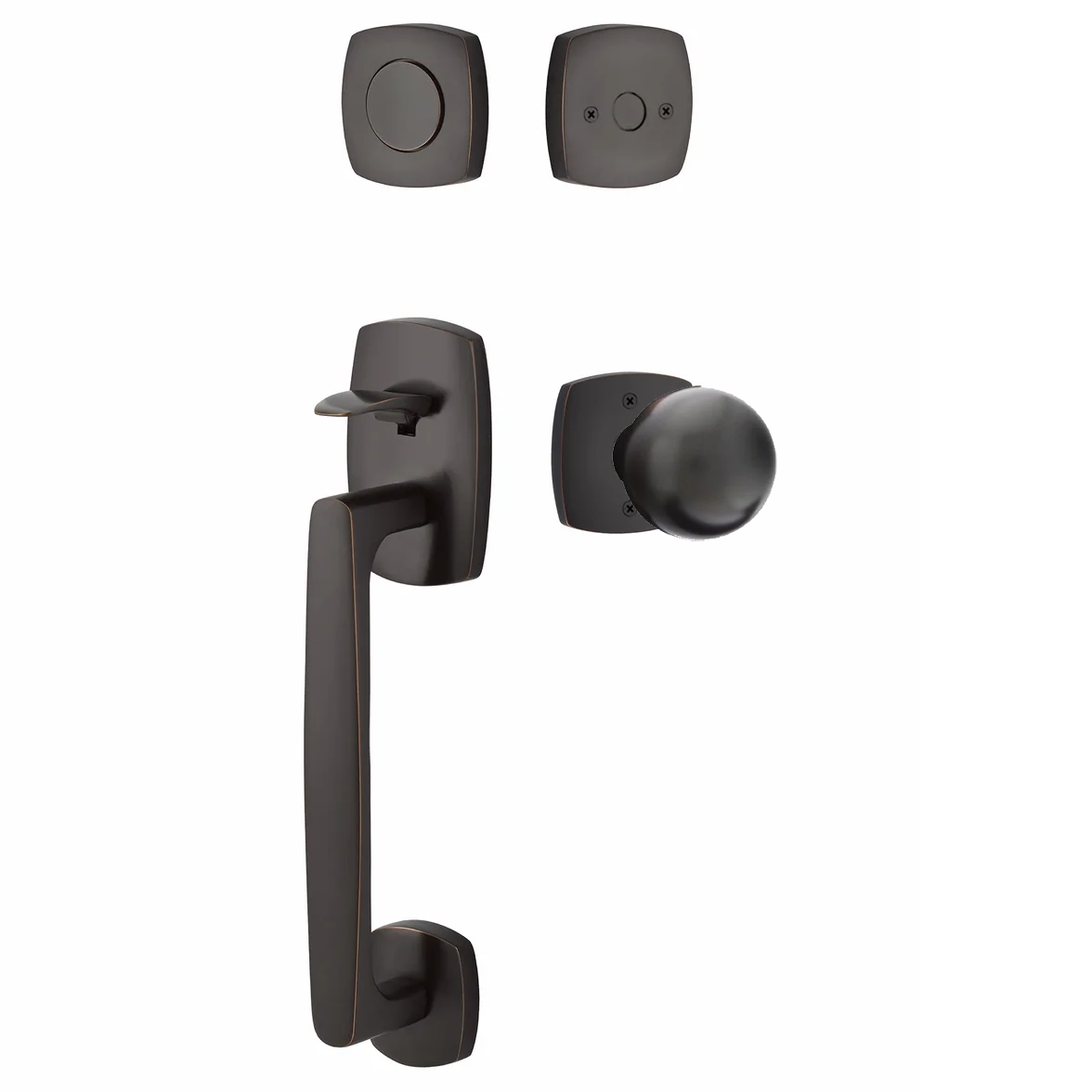 Emtek Urban Modern Tub Sectional with Orb Knob