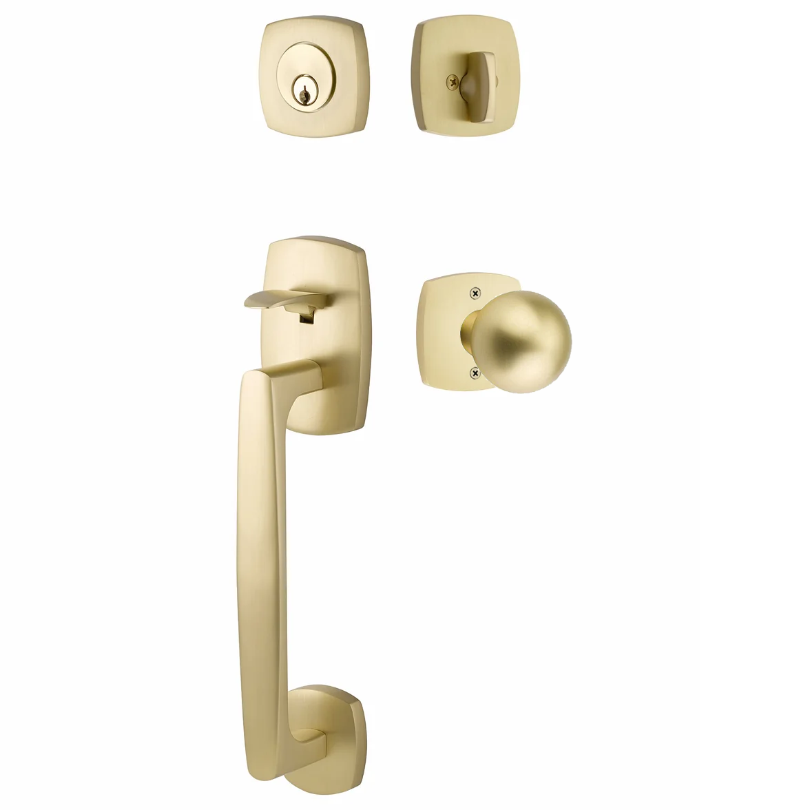 Emtek Urban Modern Tub Sectional with Orb Knob