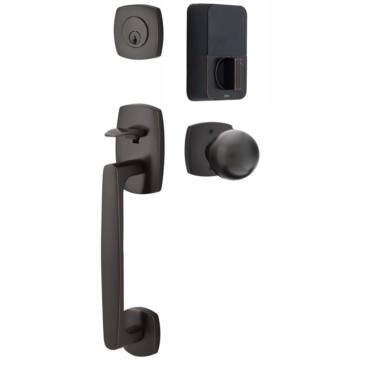 Emtek Urban Modern Tub Sectional with Orb Knob