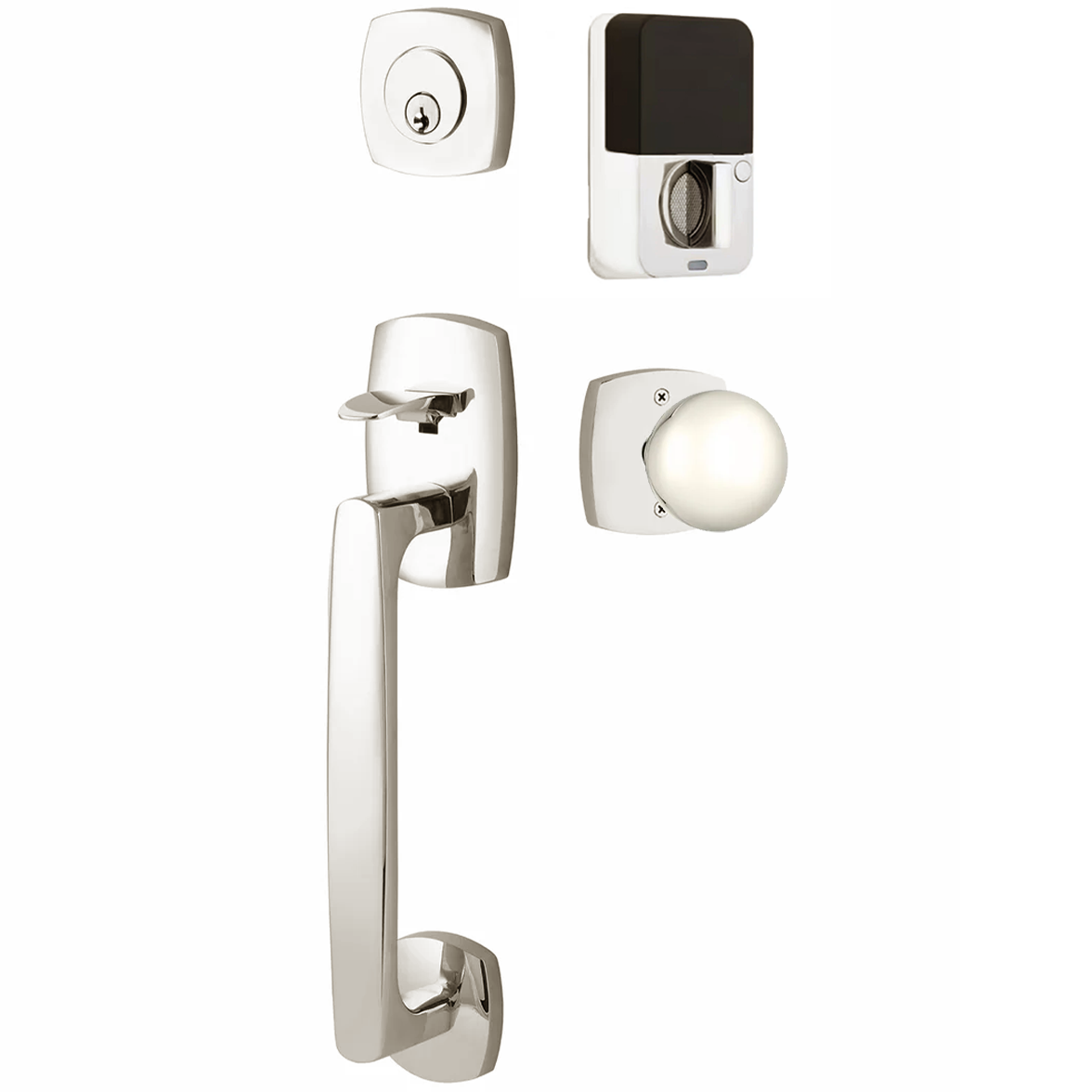 Emtek Urban Modern Tub Sectional with Orb Knob