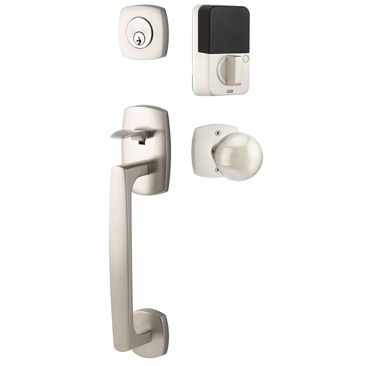 Emtek Urban Modern Tub Sectional with Orb Knob