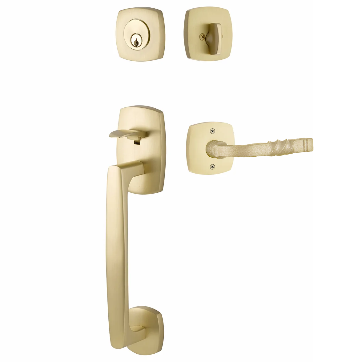 Emtek Urban Modern Tub Sectional with San Carlos Lever