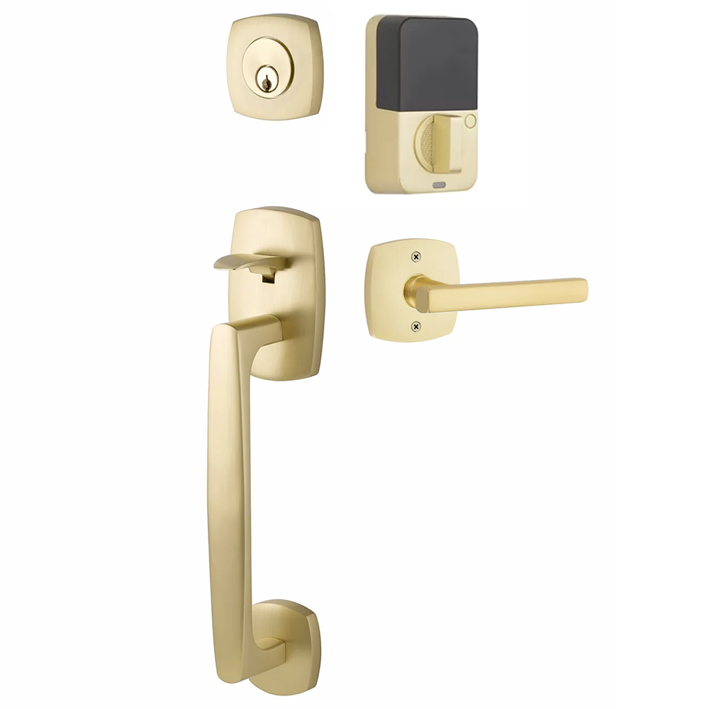 Emtek Urban Modern Tub Sectional with Freestone Lever