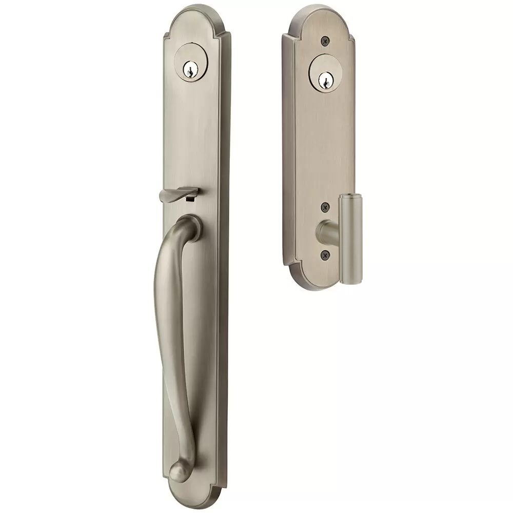 Emtek Wilmington Tubular Entryset Full Length with Ace Knob