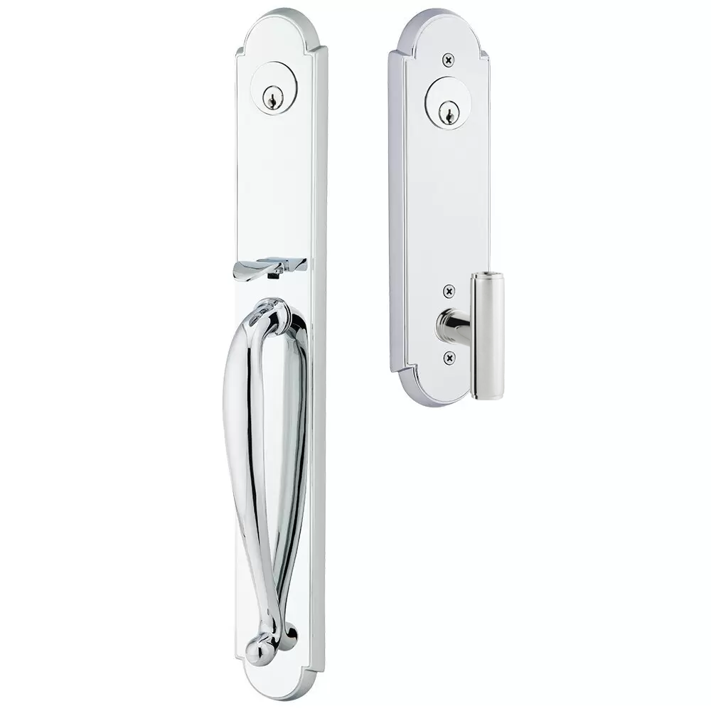 Emtek Wilmington Tubular Entryset Full Length with Ace Knob