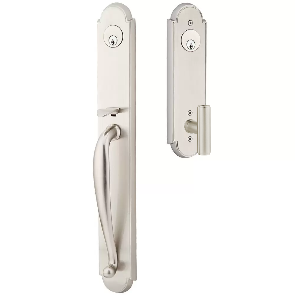 Emtek Wilmington Tubular Entryset Full Length with Ace Knob