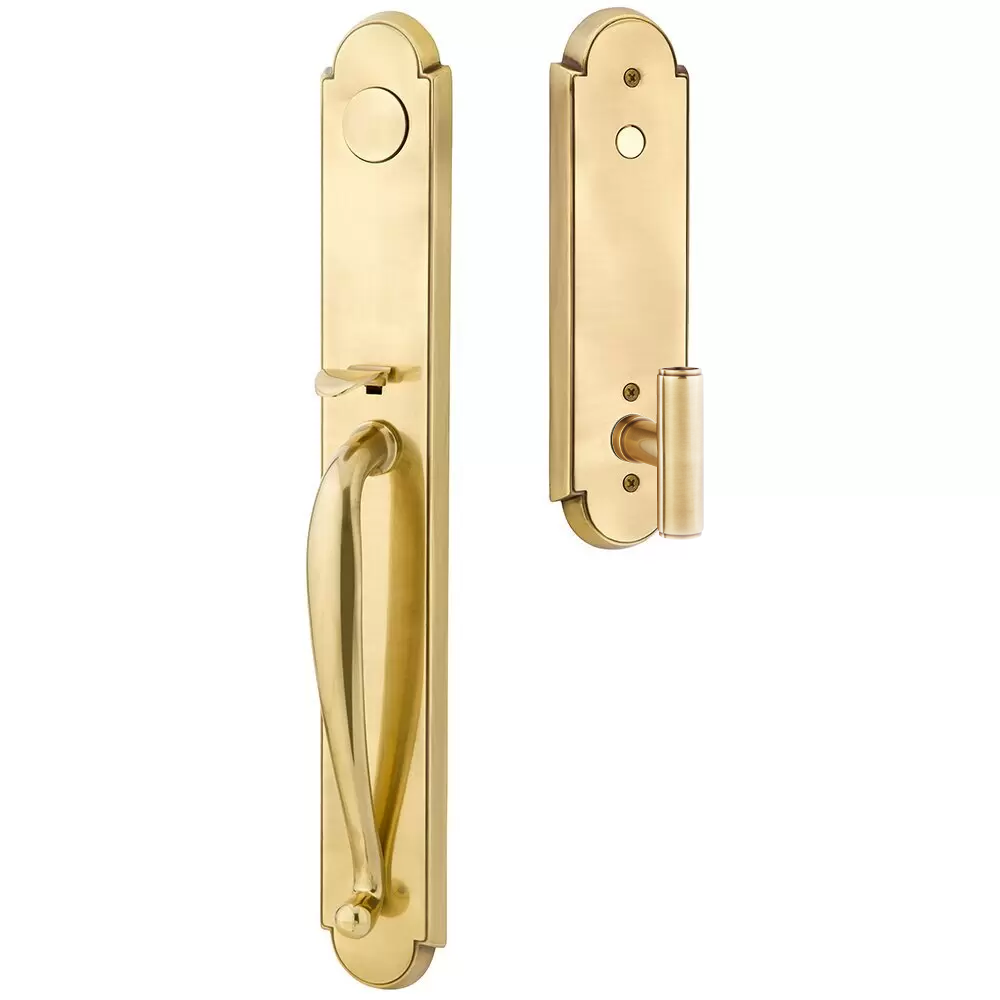 Emtek Wilmington Tubular Entryset Full Length with Ace Knob