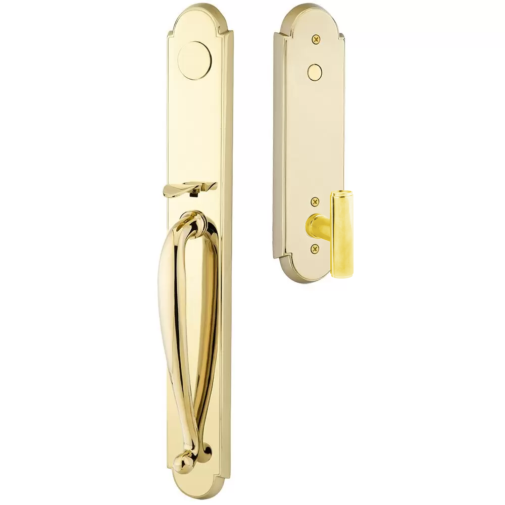 Emtek Wilmington Tubular Entryset Full Length with Ace Knob