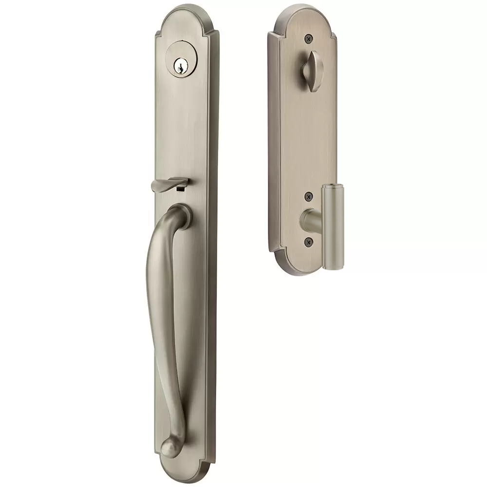 Emtek Wilmington Tubular Entryset Full Length with Ace Knob