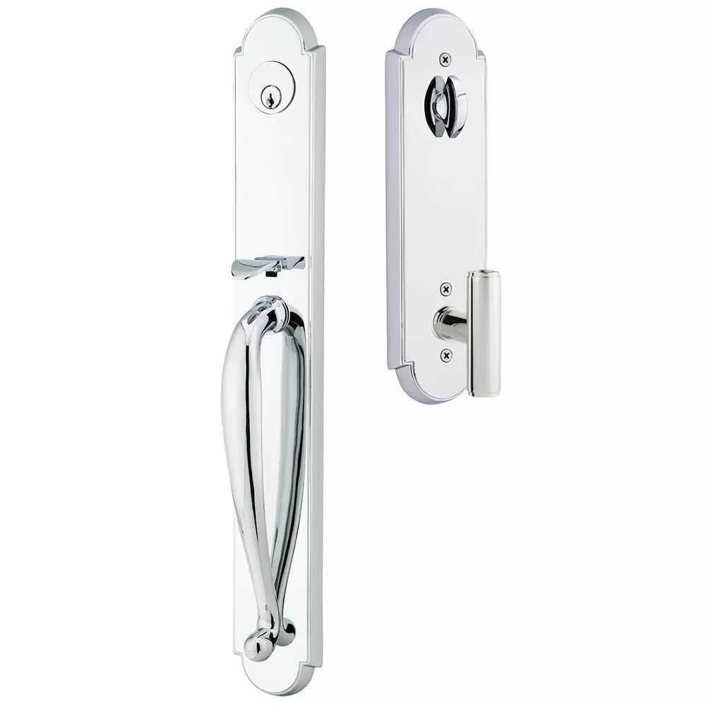 Emtek Wilmington Tubular Entryset Full Length with Ace Knob