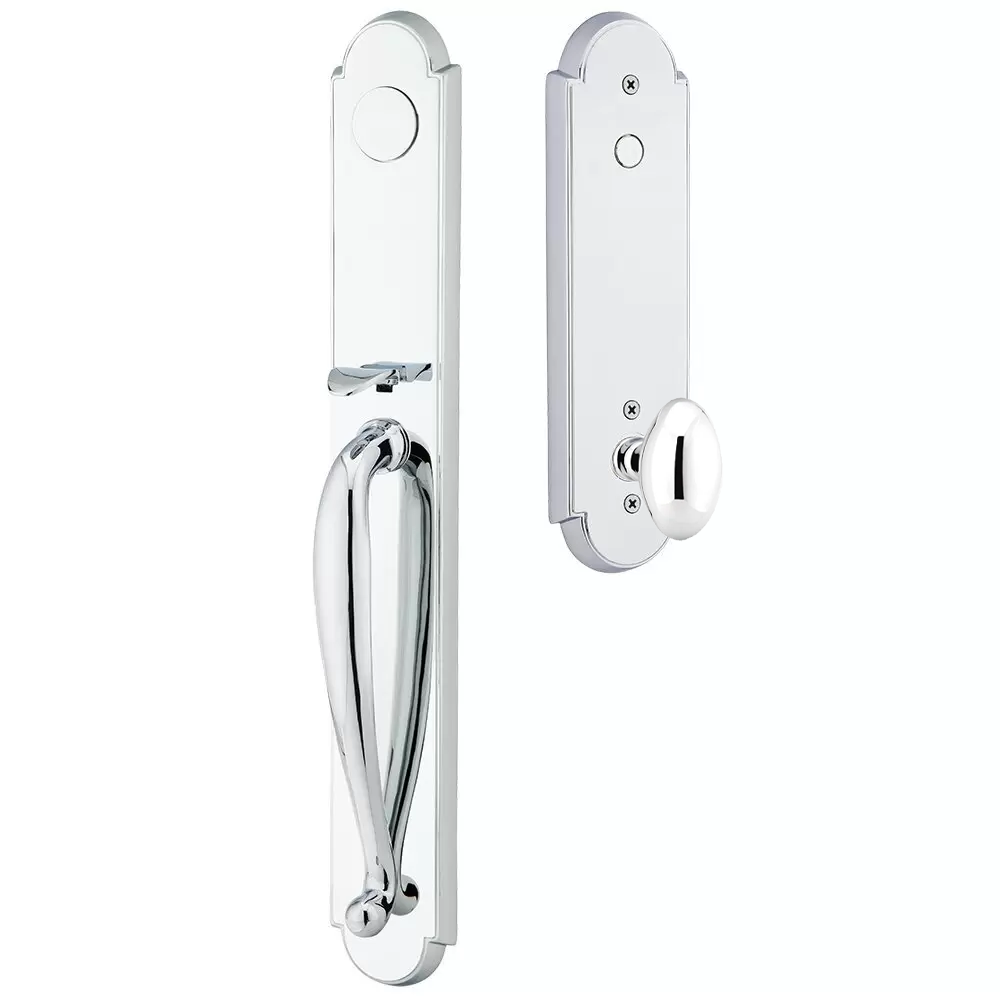 Emtek Wilmington Tubular Entryset Full Length with Egg Knob