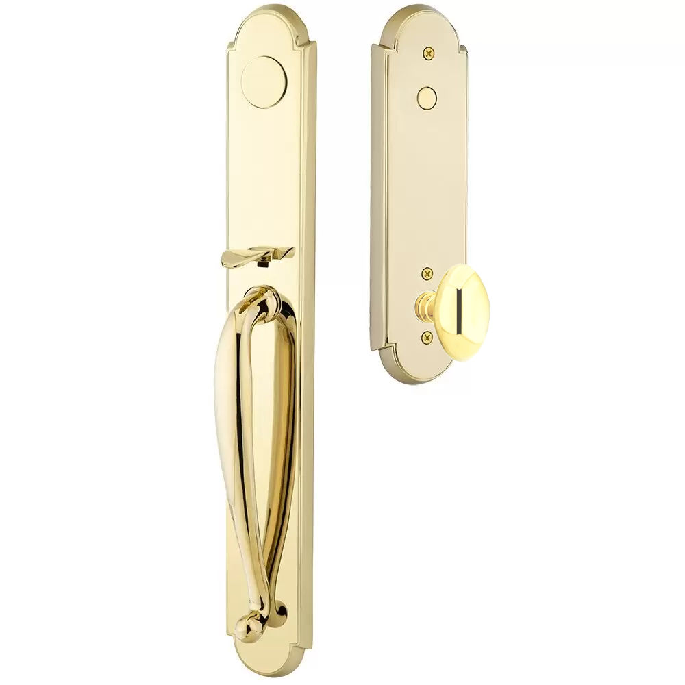 Emtek Wilmington Tubular Entryset Full Length with Egg Knob