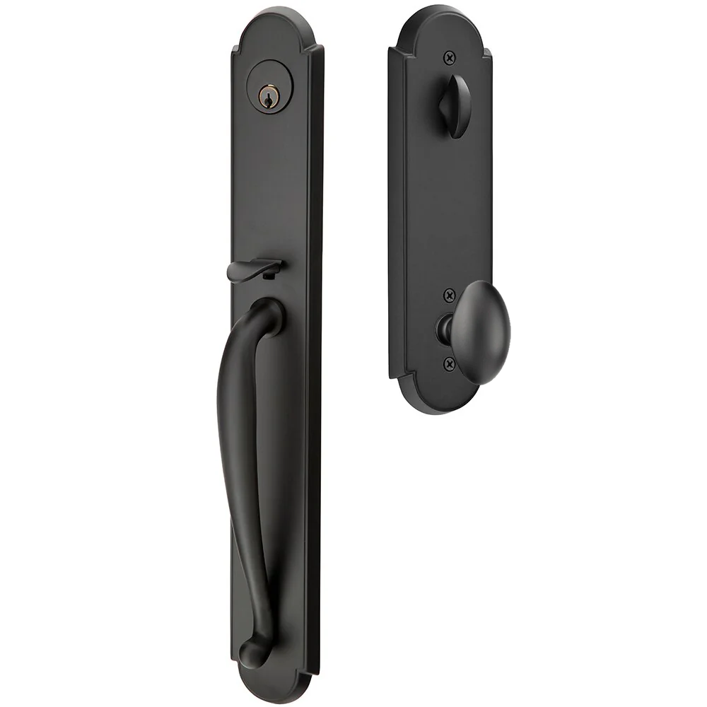 Emtek Wilmington Tubular Entryset Full Length with Egg Knob