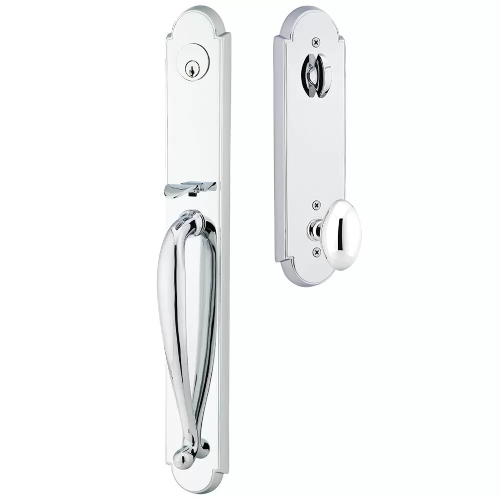 Emtek Wilmington Tubular Entryset Full Length with Egg Knob