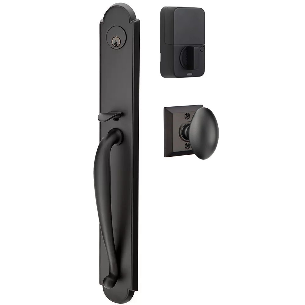 Emtek Wilmington Tubular Entryset Full Length with Egg Knob