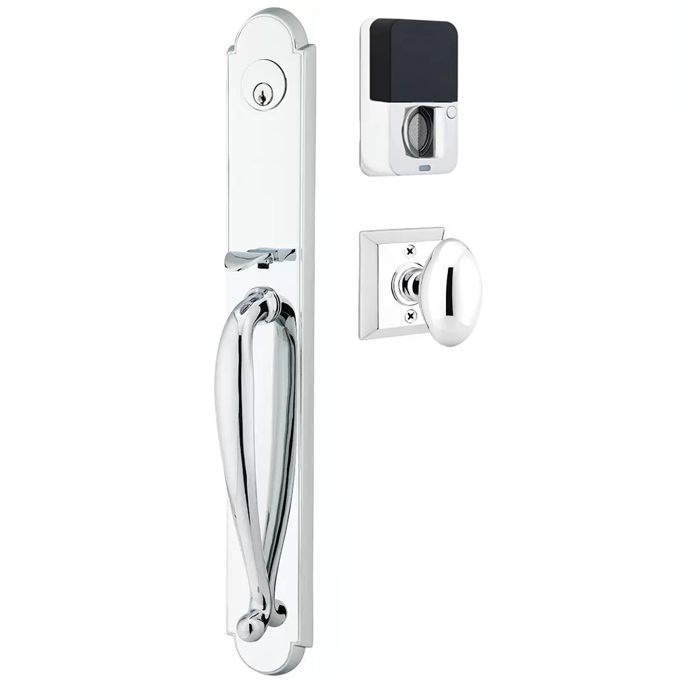 Emtek Wilmington Tubular Entryset Full Length with Egg Knob