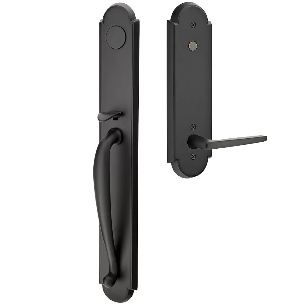 Emtek Wilmington Tubular Entryset Full Length with Hermes Lever