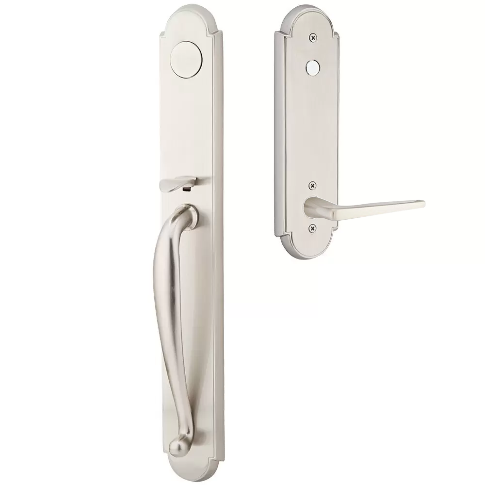 Emtek Wilmington Tubular Entryset Full Length with Hermes Lever