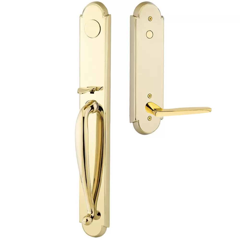 Emtek Wilmington Tubular Entryset Full Length with Hermes Lever