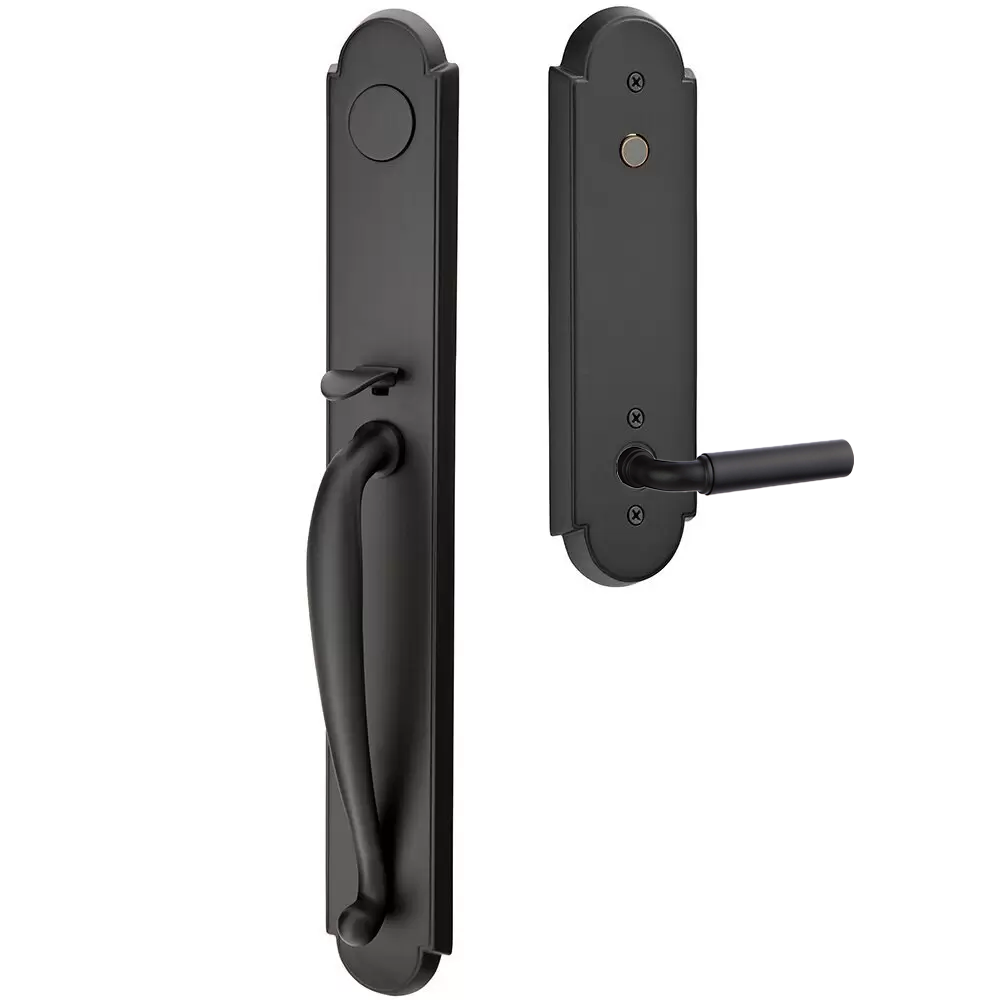 Emtek Wilmington Tubular Entryset Full Length with Manning Lever