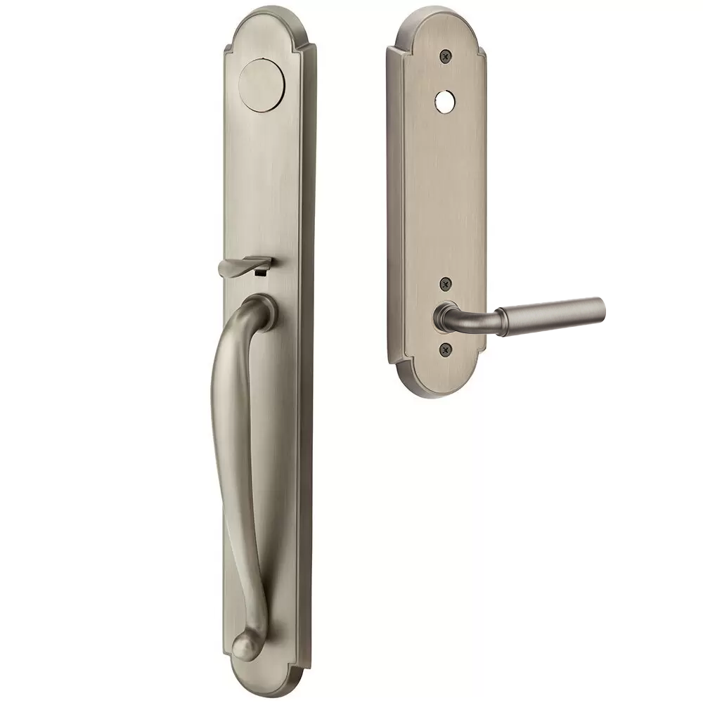 Emtek Wilmington Tubular Entryset Full Length with Manning Lever