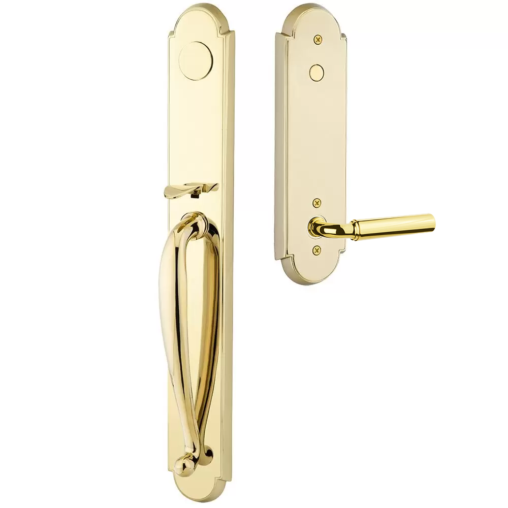 Emtek Wilmington Tubular Entryset Full Length with Manning Lever