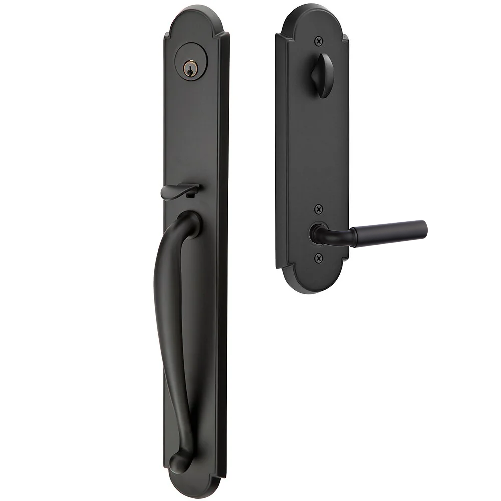 Emtek Wilmington Tubular Entryset Full Length with Manning Lever