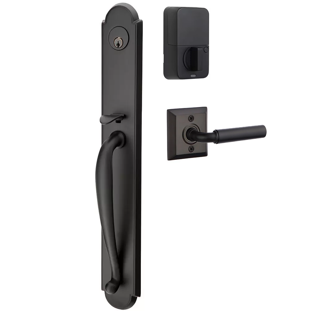 Emtek Wilmington Tubular Entryset Full Length with Manning Lever