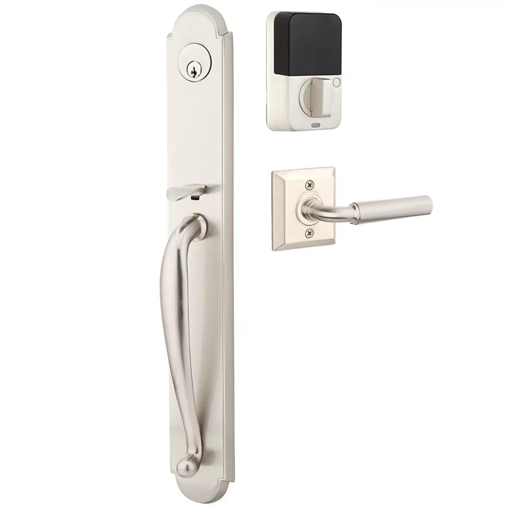 Emtek Wilmington Tubular Entryset Full Length with Manning Lever