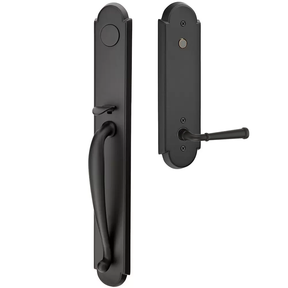 Emtek Wilmington Tubular Entryset Full Length with Merrimack Lever