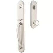 Emtek Wilmington Tubular Entryset Full Length with Norwich Knob