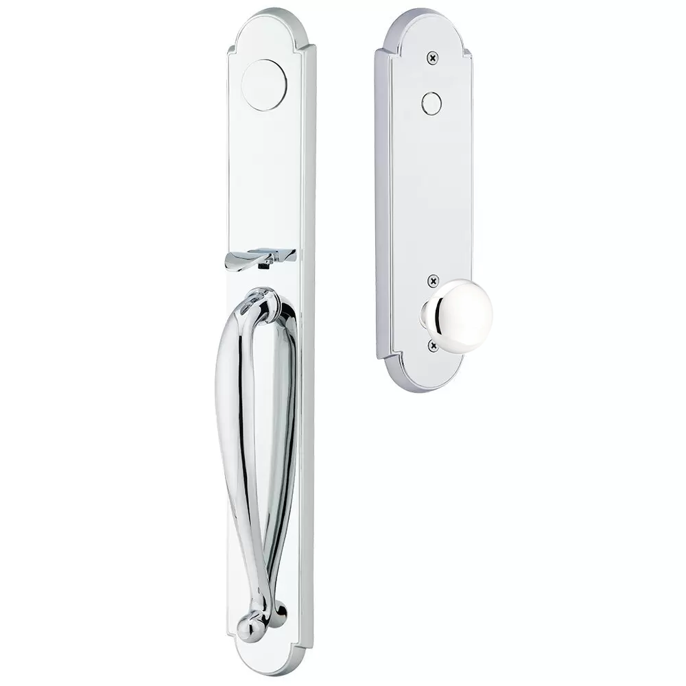 Emtek Wilmington Tubular Entryset Full Length with Providence Knob