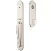 Emtek Wilmington Tubular Entryset Full Length with Providence Knob