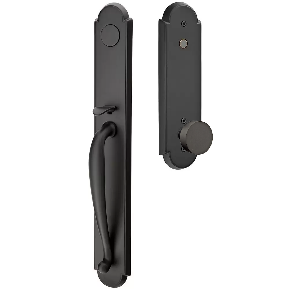 Emtek Wilmington Tubular Entryset Full Length with Round Knob