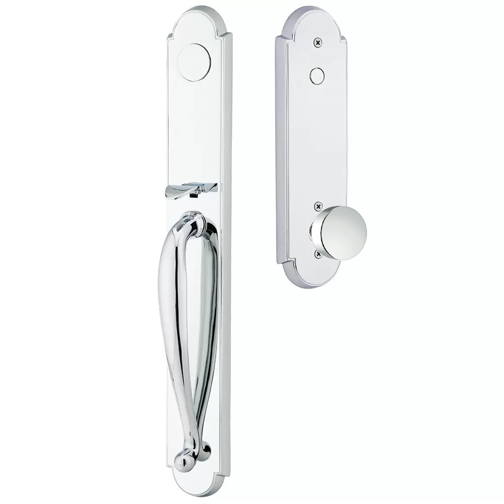 Emtek Wilmington Tubular Entryset Full Length with Round Knob