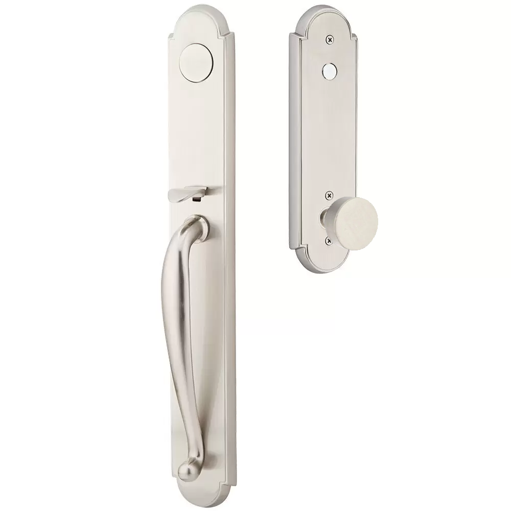 Emtek Wilmington Tubular Entryset Full Length with Round Knob