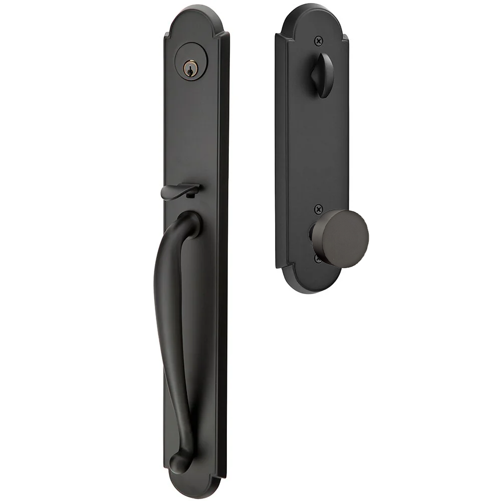 Emtek Wilmington Tubular Entryset Full Length with Round Knob