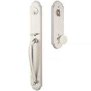 Emtek Wilmington Tubular Entryset Full Length with Round Knob