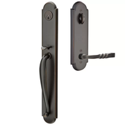 Emtek Wilmington Tubular Entryset Full Length with Santa Fe Lever