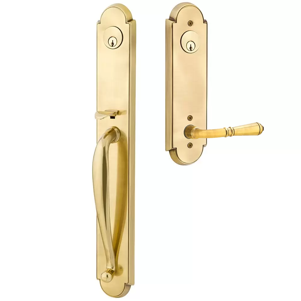 Emtek Wilmington Tubular Entryset Full Length with Turino Lever