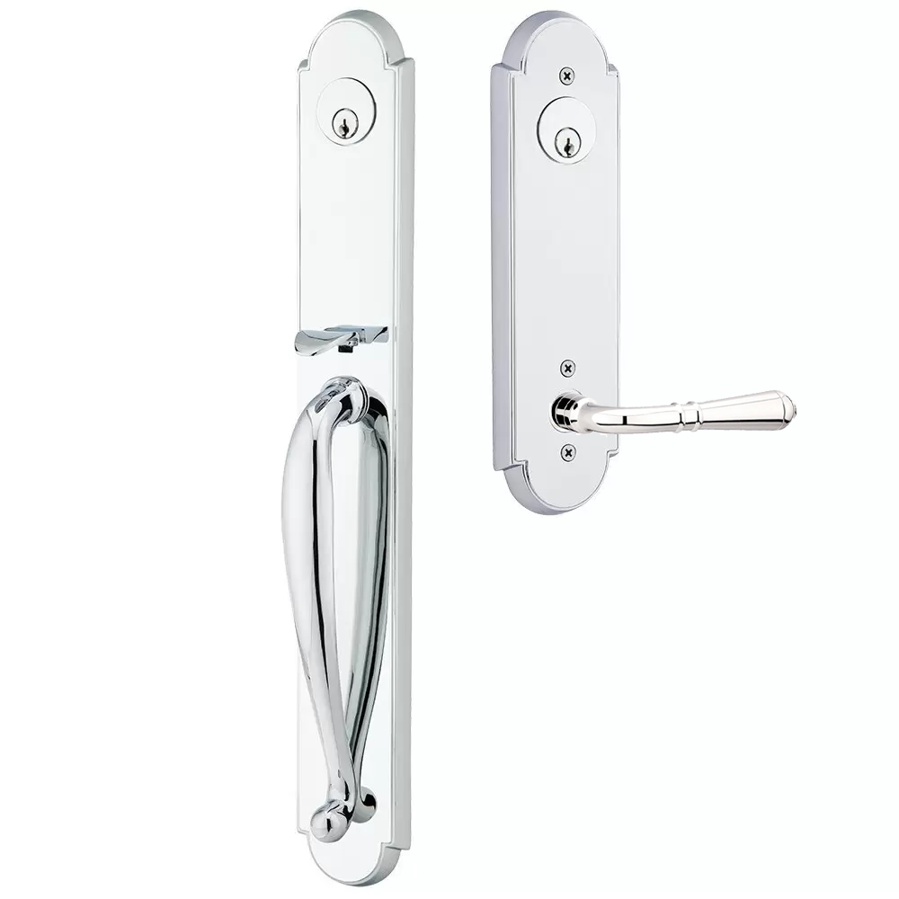 Emtek Wilmington Tubular Entryset Full Length with Turino Lever