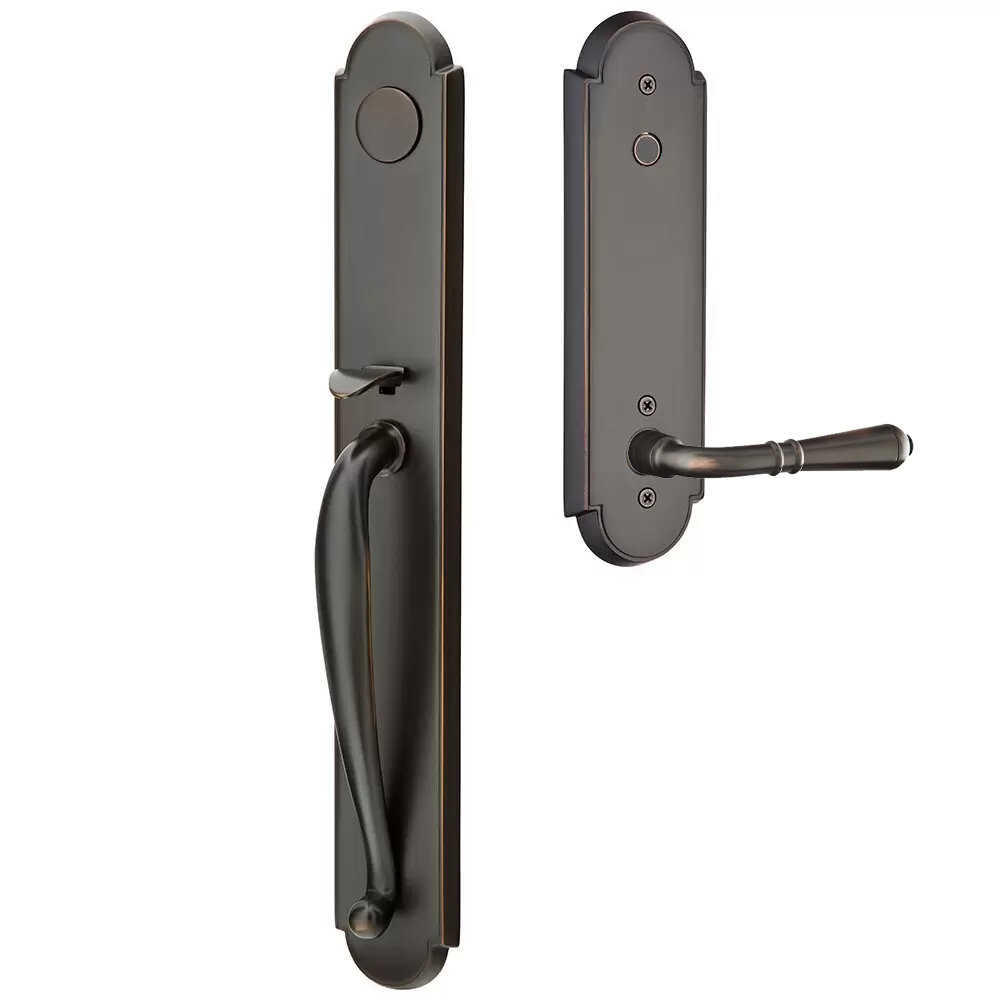 Emtek Wilmington Tubular Entryset Full Length with Turino Lever