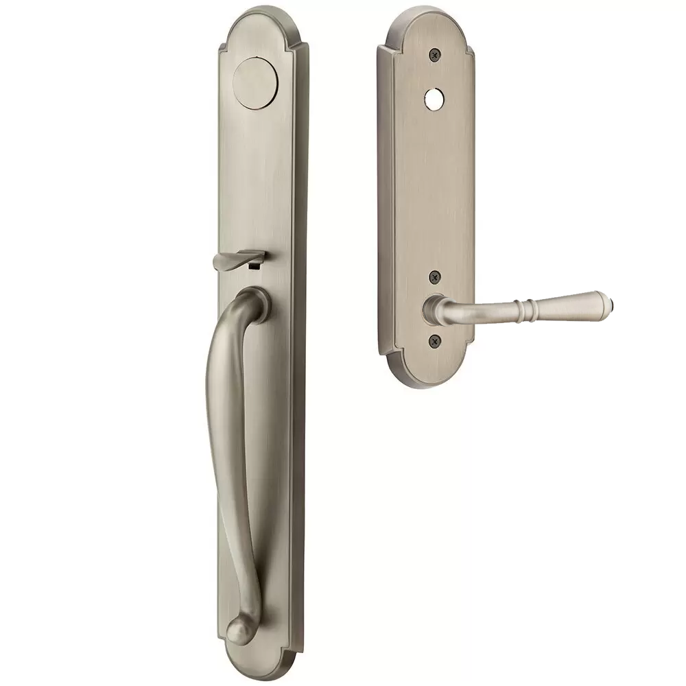 Emtek Wilmington Tubular Entryset Full Length with Turino Lever