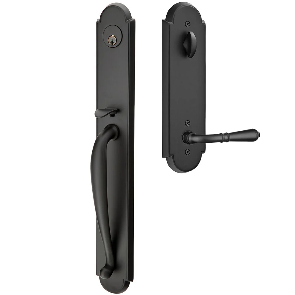 Emtek Wilmington Tubular Entryset Full Length with Turino Lever