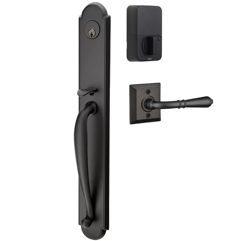 Emtek Wilmington Tubular Entryset Full Length with Turino Lever