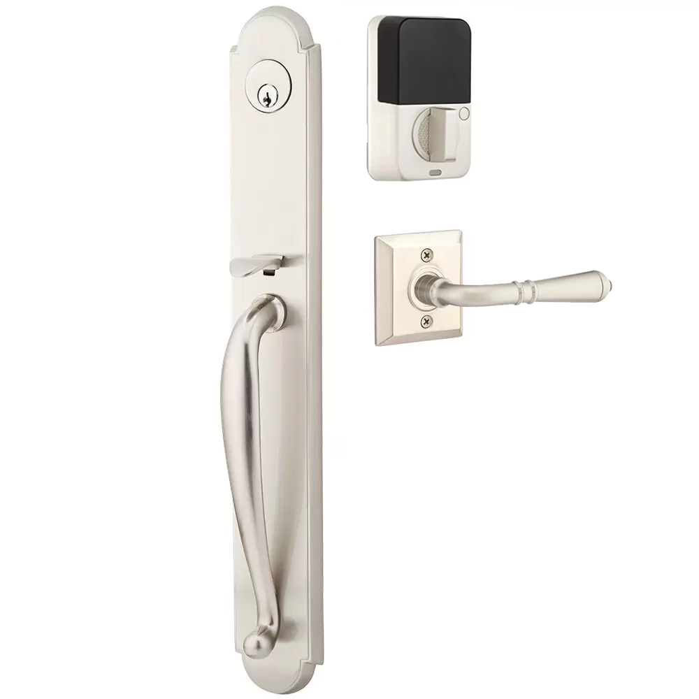 Emtek Wilmington Tubular Entryset Full Length with Turino Lever
